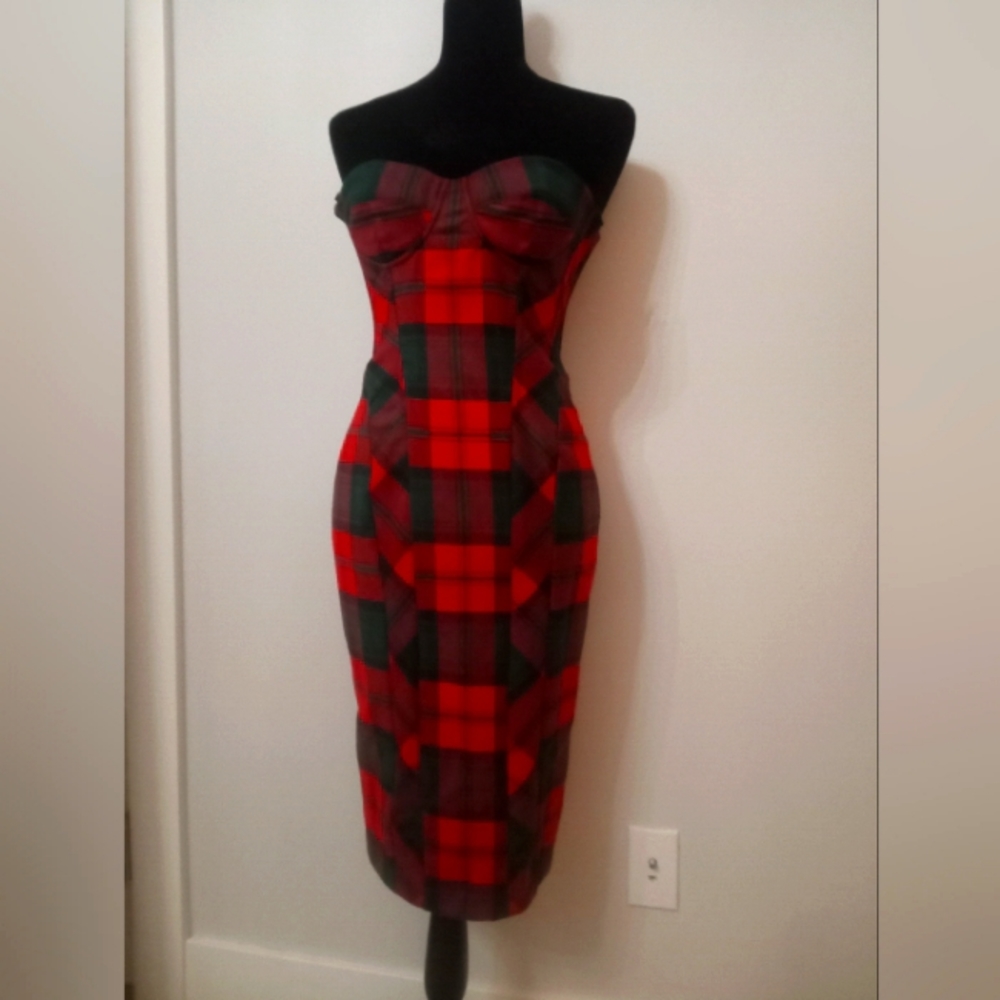 Dolce & Gabbana women's plaid dress